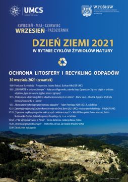 Dzień Ziemi 2021 - Ochrona litosfery i recykling odpadów